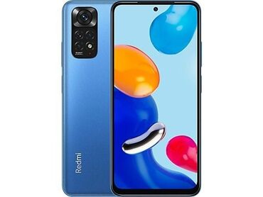 Xiaomi: Xiaomi Redmi Note 11, 128 GB, rəng - Göy, 
 Barmaq izi, Face ID