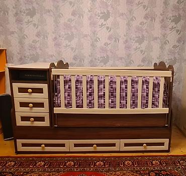 uşag beşiyi: Uşaq beşiyi – çevik və funksional model - Material: laminat/LDSP ağac — 1