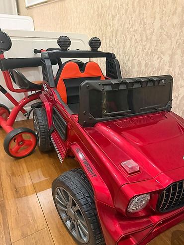 Детские электрокары: Uşaq üçün elektrikli minik maşını, Mercedes üslubunda dizaynla təqdim — 2