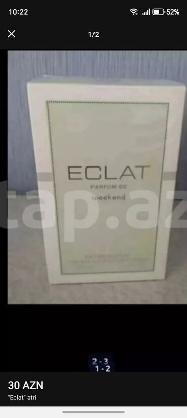 Игрушки: Ətir Təzə Eclat 100 ML Gözəl qalıcı hamiya xoş olan bir ətirdir