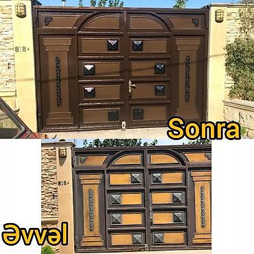 Ворота и комплектующие: Darvazalari̇n renglenmesi̇ temi̇r xidməti baki sumqayit ərazisində — 4
