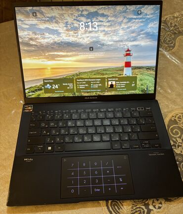 notebook klaviatura: İşlənmiş ASUS Zenbook, 14 ", AMD Ryzen 5, 512 GB, Pulsuz çatdırılma, Ödənişli çatdırılma