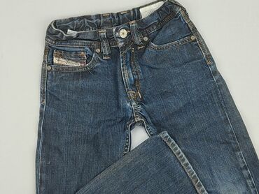 spodnie jeans z lampasami: Джинси, 4-5 р., 104/110, стан - Задовільний