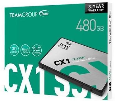 Hard diskovi, eksterni diskovi: TEAMGROUP CX1 Classic SSD – 480 GB - Tip: 2.5" SATA III SSD (6 Gb/s) — 1