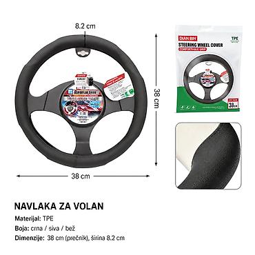 Navlake za volan: KMT Navlaka za volan 2000125-A Zaštitna navlaka za volan koja — 1