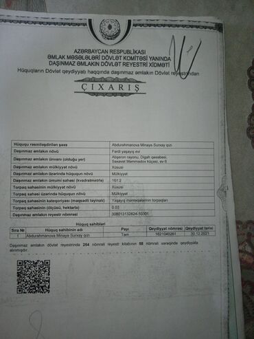 Həyət evləri və villaların satışı: 6 otaqlı, 161 kv. m, Orta təmir — 25