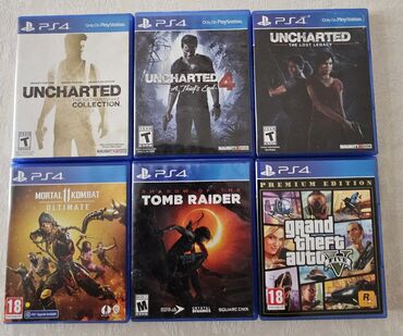 playstation 5 в баку: BARTER ETMİRƏM!!! QİYMƏTLƏR SONDUR!!! 15₼ Uncharted Collection 25₼