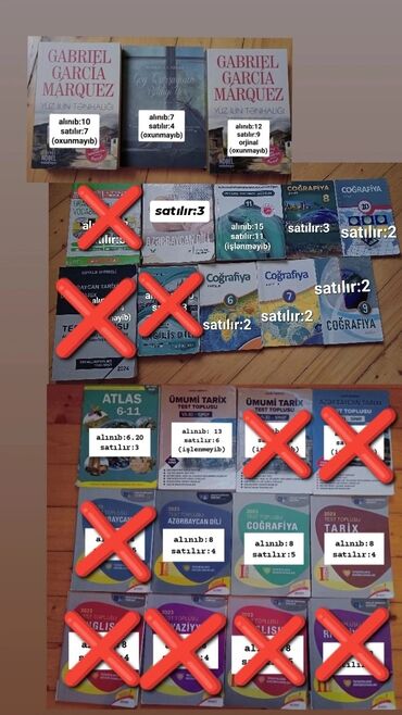Tavalar: Hamisi teze kitablardir. son neşrlerdir(2024) hamisinin ici temizdir