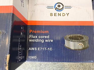 kantak sıvarka: BENDY Premium Flux Cored Welding Wire - Model: AWS E71T-1C - Çəkisi — 1