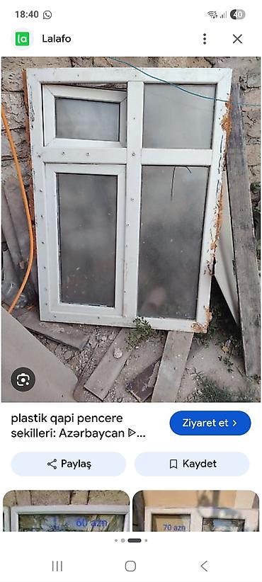 plasdik pəncərələr: Butun materiallarin alışı — 1