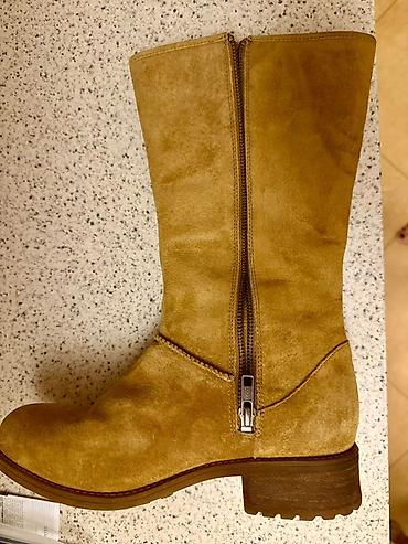 moon boots snizenje: UGG ženske čizme do listova, od prirodne brušene kože (an tilop). - — 3