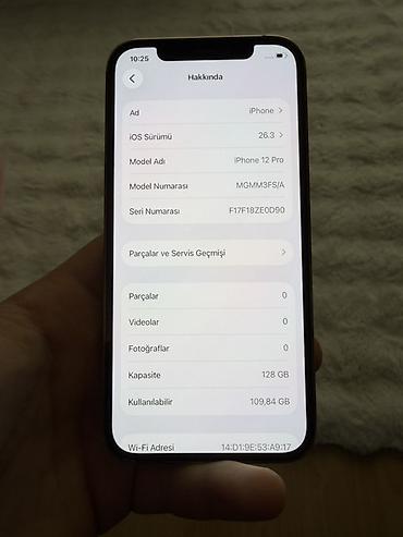 Apple iPhone: IPhone 12 Pro, 128 GB, Qızılı, Face ID — 9