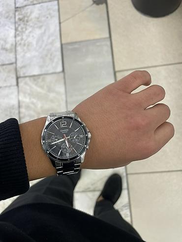 запястье: CASIO кварцевые наручные часы с хронографом - Классический дизайн — 3