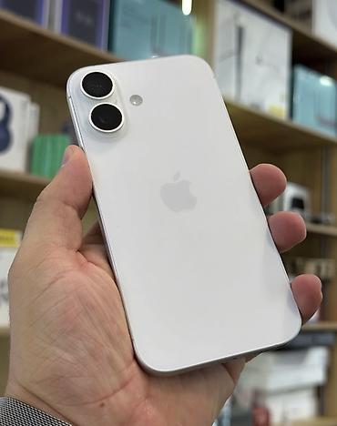 iphone 80: IPhone 16, 128 GB, Ağ, Zəmanət, Simsiz şarj, Face ID — 3