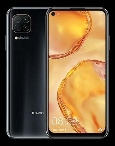 телефон г ош: Huawei P40 lite, Новый, цвет - Черный, 2 SIM