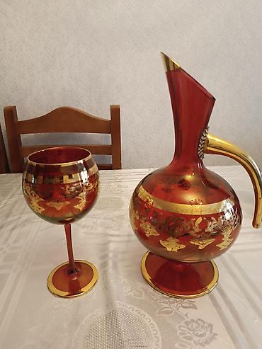 xrustal stekan ölçüsü: Rəng - Qırmızı, Xrustal — 2
