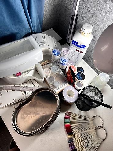 Инструменты и тележки для инструментов: Большой набор для маникюра и дизайна ногтей (кабинетная работа) — 5