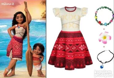Kostimi za maskenbal: Model broj 6. Kostim MOANA VAJANA 2 deo. Perika 1800 din (prodaje se — 1