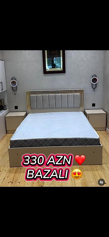 mebel stullar: Bazalı yataq dəsti - Qiymət: 330 AZN (şəkildə göstərilib) - Model — 1