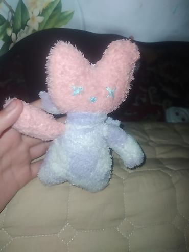 toy: Мягкая игрушка «Котик» ручной работы. - Компактная, ладонного размера — 4