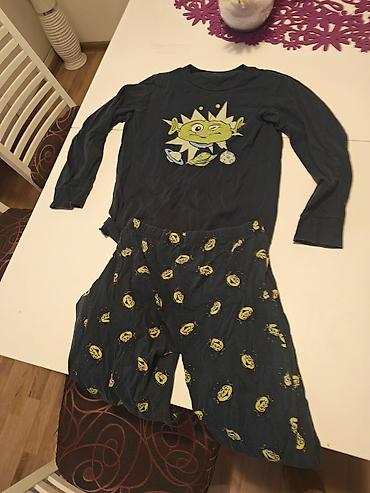 Majice: Komplet odeće –vel 11-12 - Crveno‑bela polo majica na pruge, kratki — 19