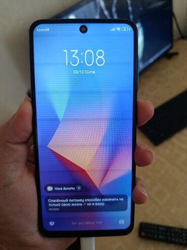 ekran kart: Redmi Note 9S, 128 GB, rəng - Yaşıl, İki sim kartlı, Barmaq izi