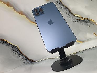 Apple iPhone: IPhone 12 Pro Max, Б/у, 256 ГБ, Pacific Blue, Чехол, 80 % — 13