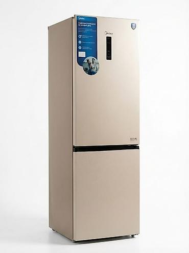 bud e2: Холодильник Midea с нижней морозильной камерой, бежевый (шампань) - — 2
