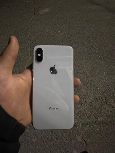 iphone xs цена бишкек: IPhone Xs, Колдонулган, 256 ГБ, Ак, 76 %