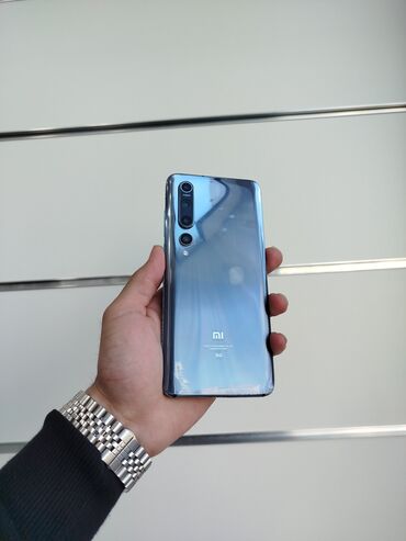 xiaomi telefonlari: Xiaomi Mi 10 5G, 128 GB, rəng - Qara, 
 Düyməli, Barmaq izi