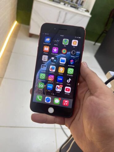 iphone 8 plus baku: IPhone 8 Plus, 64 GB, Qırmızı, Barmaq izi