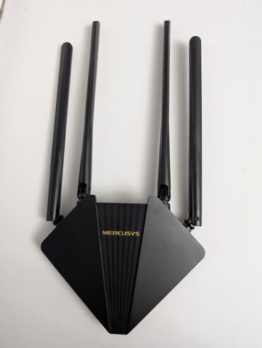 Модемдер жана тармак жабдуулары: Двухдиапазонный Wi-Fi роутер Mercusys AC1200. Оснащен четырьмя