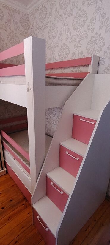 İkimərtəbəli uşaq çarpayıları: Qız üçün, Çarpayı, Matras ilə, Siyirməli -da lalafo.az — 8 İkimərtəbəli uşaq çarpayıları: Qız üçün, Çarpayı, Matras ilə, Siyirməli — 8