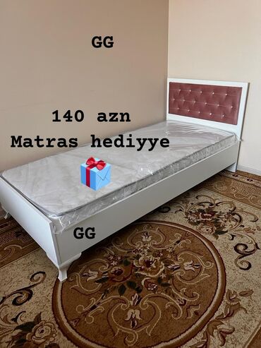 Masalar: Yeni, Təknəfərlik çarpayı, Bazasız, Matras ilə, Siyirməsiz