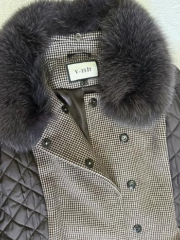 elit пальто: Женское пальто Y-ELIT с меховым воротником Турецкого производства — 1