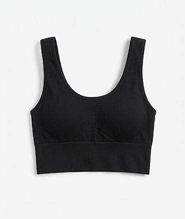 paltarı: Qadın ribli top/bralet – qara — 1