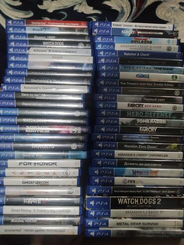 Игры для PlayStation: Диски с играми на пс4 цена за все 52 диска. все в отличном состоянии