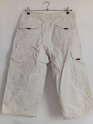 kapri: Kişi kapri/kargo şalvarı xl-42 - Rəng: açıq bej - Model: dizaltı — 2