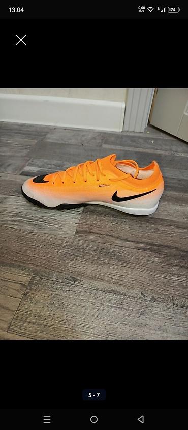 nike şalvar: Nike Mercurial Vapor – Narıncı/qara rəngli futbol butsisi (DİŞSİZ) — 5