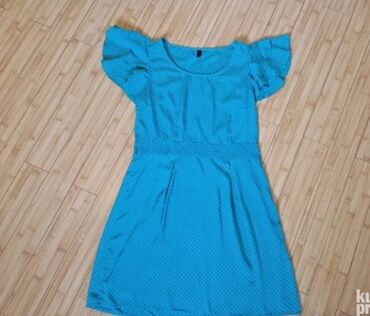 haljine za debele: Vero Moda XL (EU 42), bоја - Zelena, Oversize, Kratkih rukava