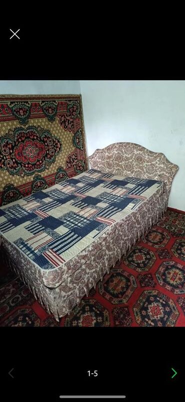 советские кровать: Двуспальная Кровать, Б/у