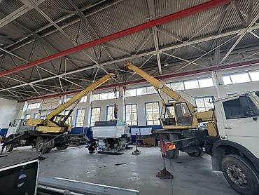 башня помошника: Автокран, МАЗ — 4