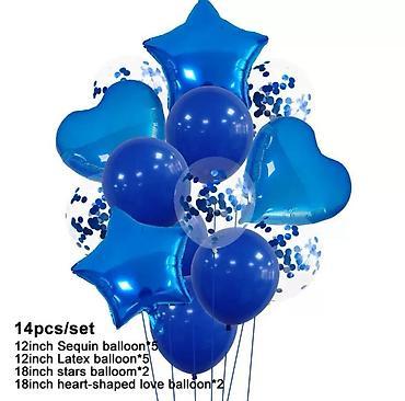 Воздушные шары и принадлежности: Наборы воздушных шаров для оформления праздника, 14 шт. в комплекте — 2