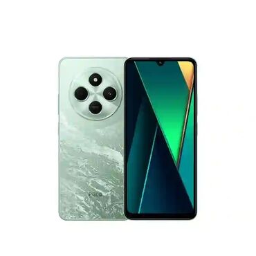 Poco: Poco C75, 128 GB, rəng - Yaşıl, Zəmanət, Sensor, Barmaq izi