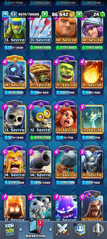 clash royale hesabı: Clash royale hesabıdı çox eziyyet var hesabda hesaba royale pass — 4