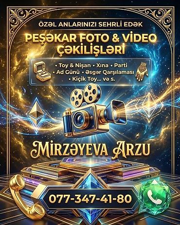 07 şəkilləri cəkmək: Peşəkar video və foto çəkiliş xidməti Xoşbəxt anlarınızı peşəkar — 2