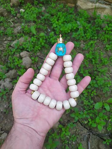 Təsbehlər: Material və qiymət müxtəlifdir. - Material: tünd qəhvəyi təbii — 7