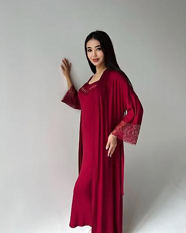 Нижнее белье: Комплект, Пеньюар, С кружевом — 3