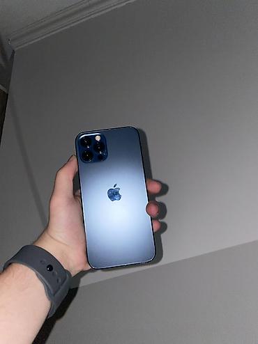 IPhone 12 Pro, Б/у, 256 ГБ, Pacific Blue, Чехол, 70 %