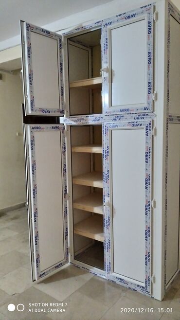 Digər mebel: Plastik şkafların sifarişi qəbul olunur hər rəngdə və hər ölçüdə Ağ — 26